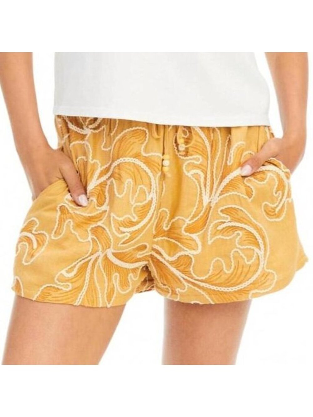 Allison New York Kendra Shorts Tuscan Tan Size Small New